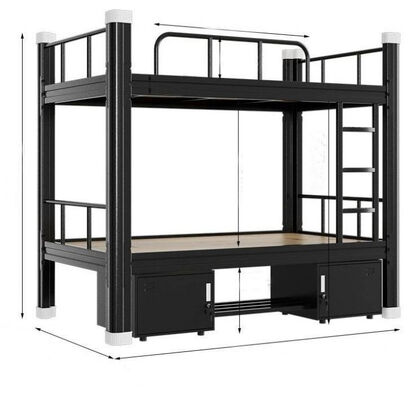 metal bunk 900-wide bed for student and adult use for school or department