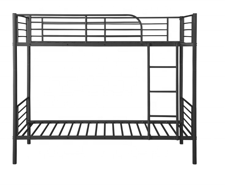 학교 침실 가구 철 금속 이층 침대 구조 두 배 세트